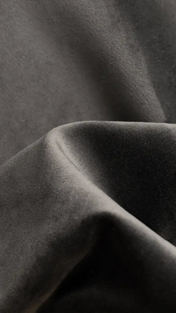 Bluvel 18 Grey velvet fabric