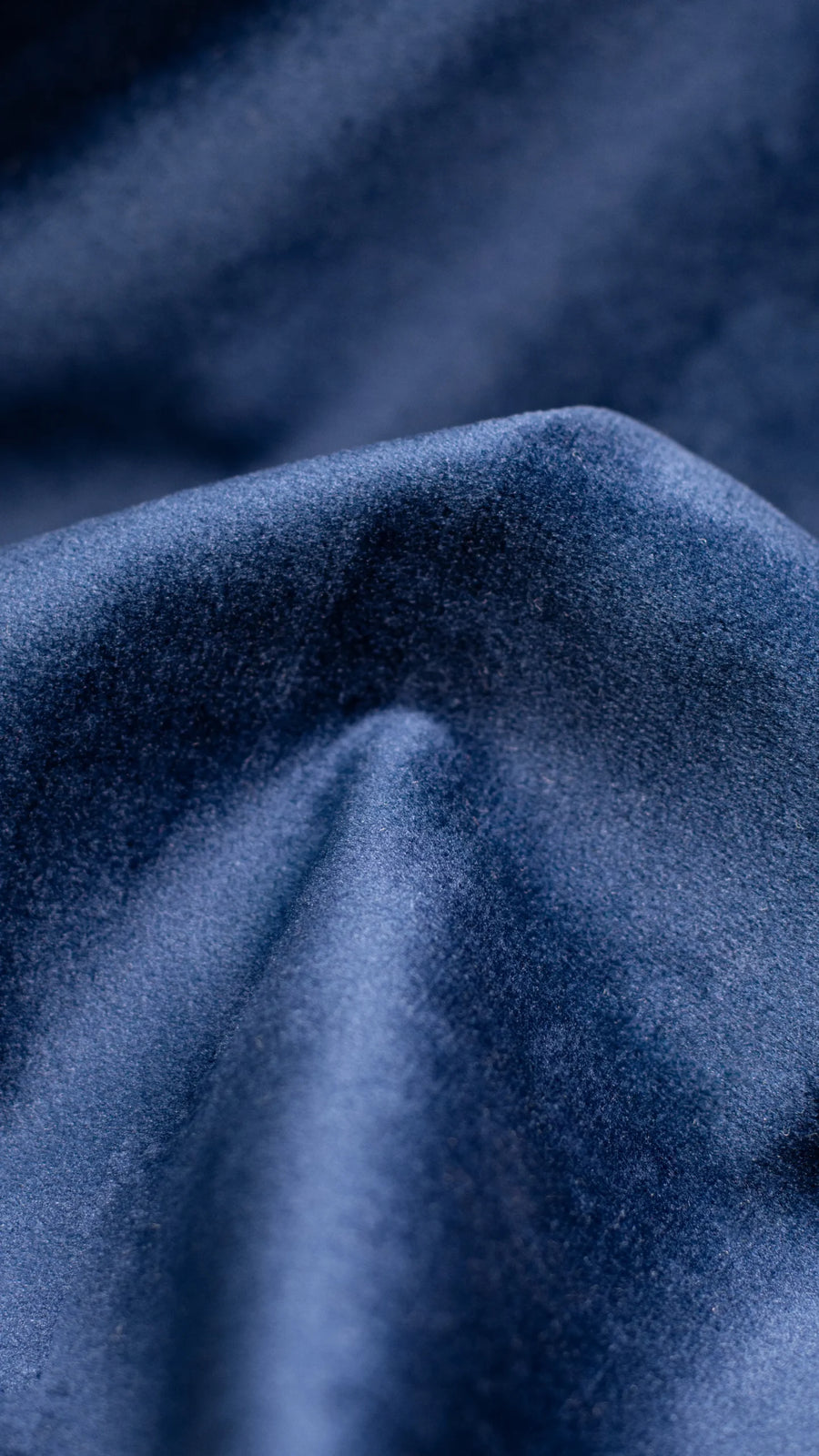 Bluvel 86 Navy Blue velvet fabric