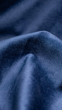 Bluvel 86 Navy Blue velvet fabric