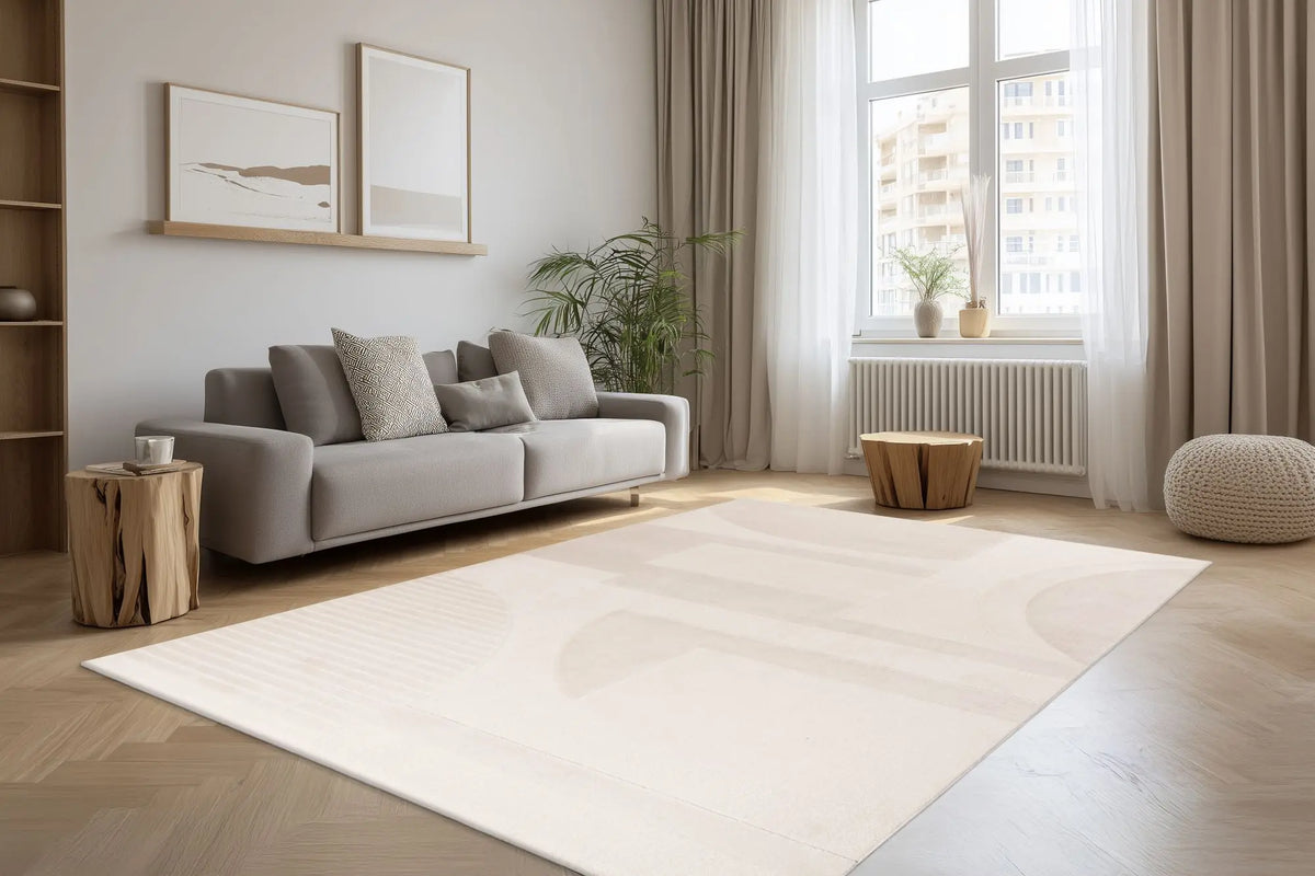 Hochflor-Teppich - Belmonte Cream