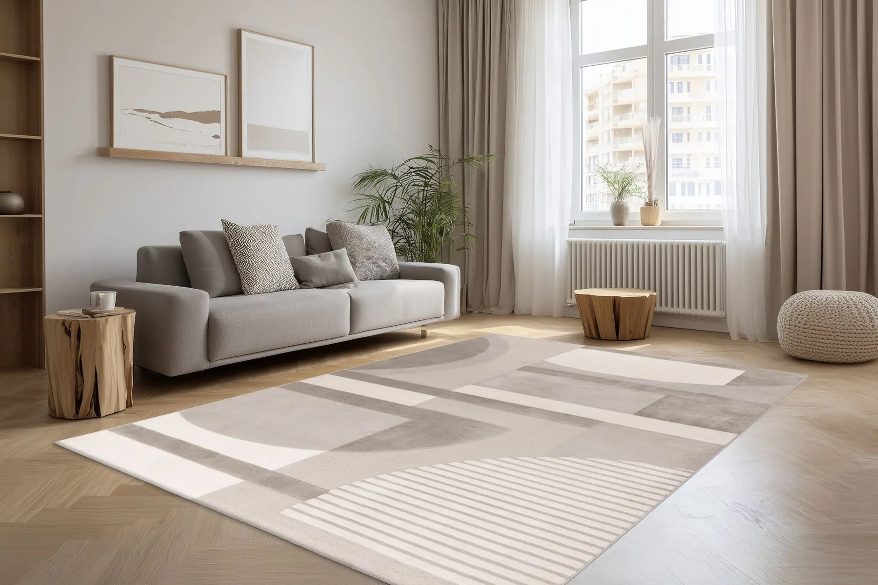 Hoogpolig Vloerkleed - Belmonte Zilver