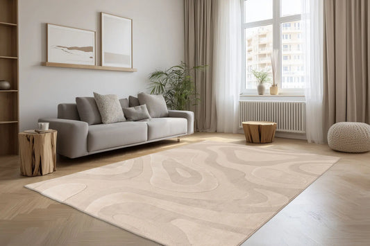 Hoogpolig Vloerkleed - Belmonte Beige