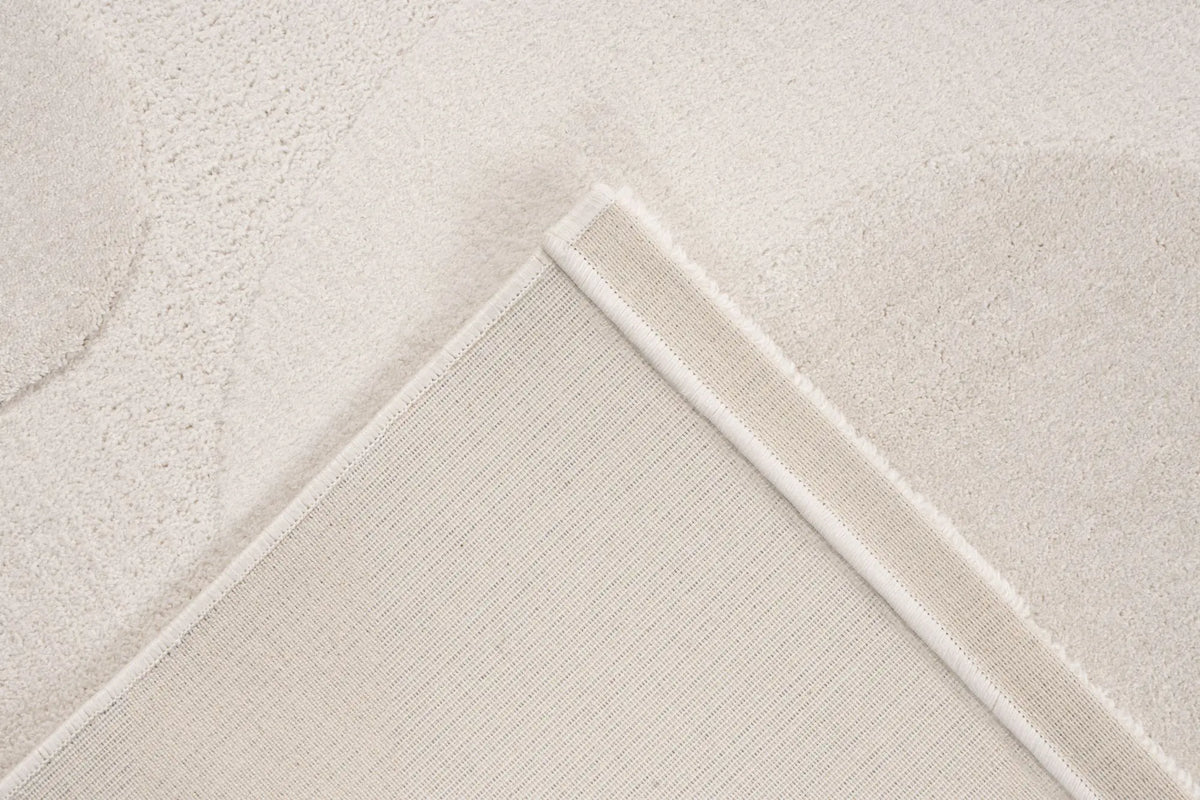 High-Pile Rug - Belmonte Cream Abstract