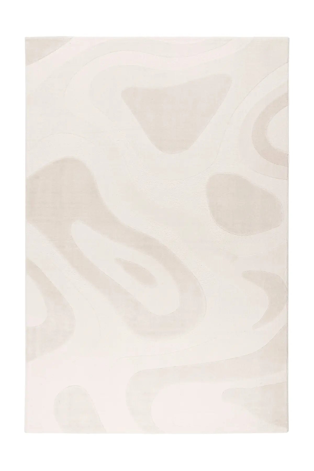 High-Pile Rug - Belmonte Cream Abstract