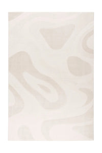 High-Pile Rug - Belmonte Cream Abstract