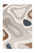 High-Pile Rug - Belmonte Multicolour Abstract