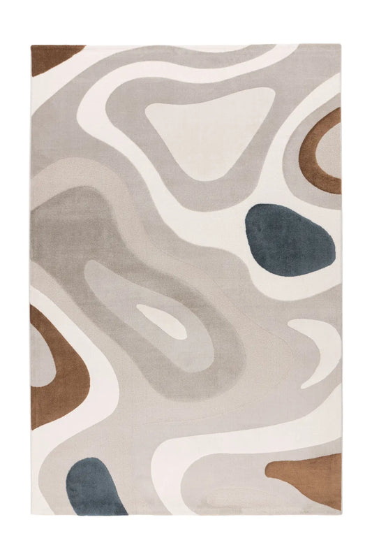Hoogpolig Vloerkleed - Belmonte Multikleur Abstract