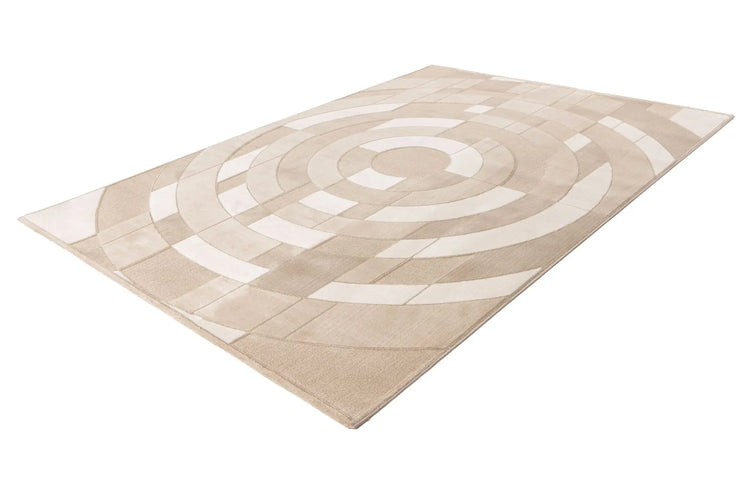 High-Pile Rug - Belmonte Beige Graphic