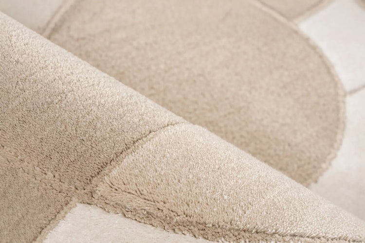 High-Pile Rug - Belmonte Beige Graphic