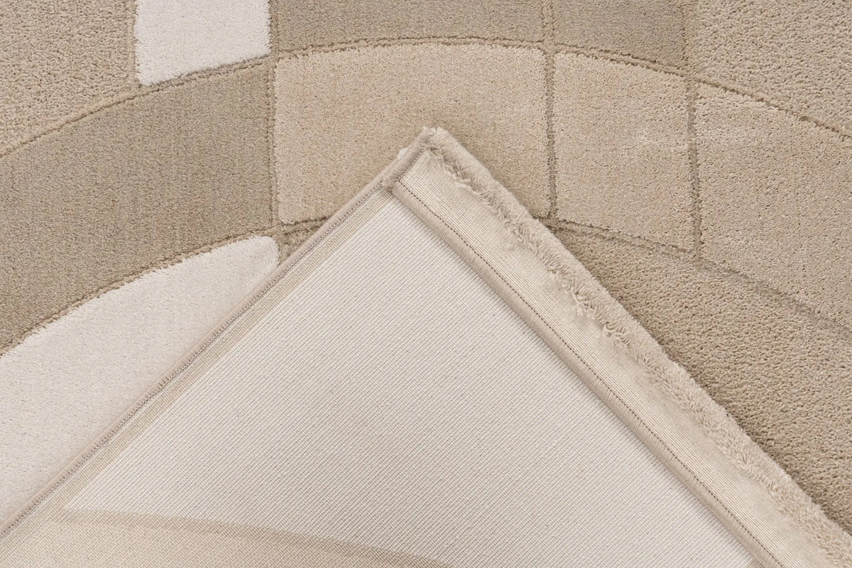 High-Pile Rug - Belmonte Beige Graphic