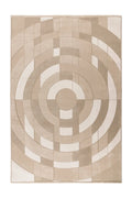 High-Pile Rug - Belmonte Beige Graphic