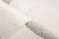 High-Pile Rug - Belmonte Silver Graphic
