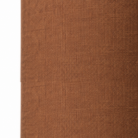 Extreme close-up macro detail of Lampe de table Boe 7909Z showing intricate fabric texture weave and material finish of the taupe sand lampshade at high resolution by Marcottestyle