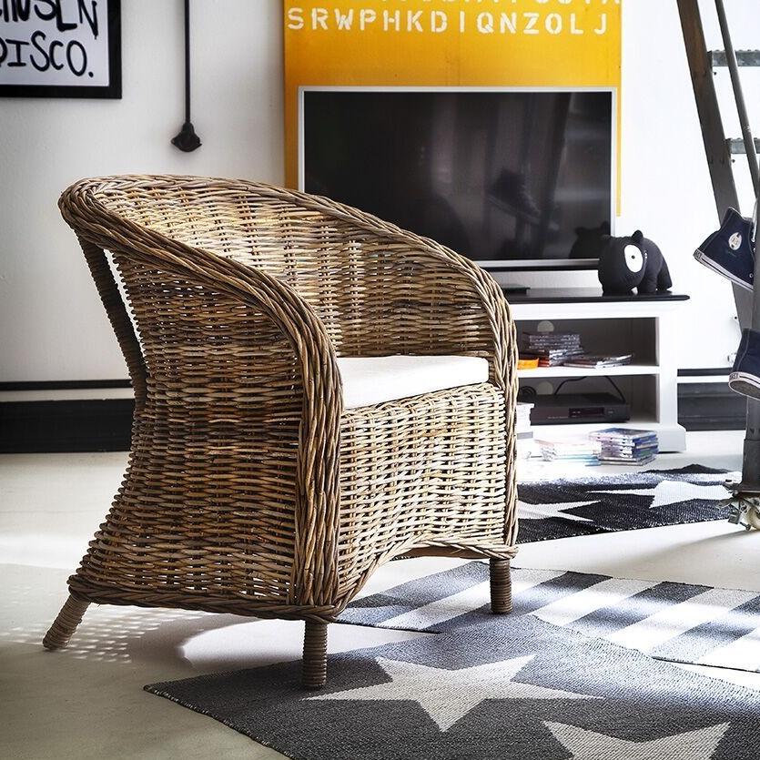 Bonsun Kubu Rattan Arm Chair | Marcottestyle