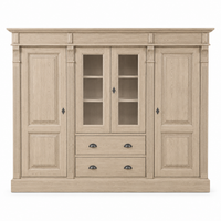 Bookcase - Nevers - Solid Oak - 180 x 39 x 140 cm - Oak