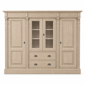 Bücherregal - Nevers - Eiche Massiv - 180 x 39 x 140 cm - Eiche