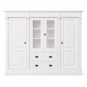 Bücherregal - Nevers - Massivkiefer - 180 x 39 x 140 cm - Weiß