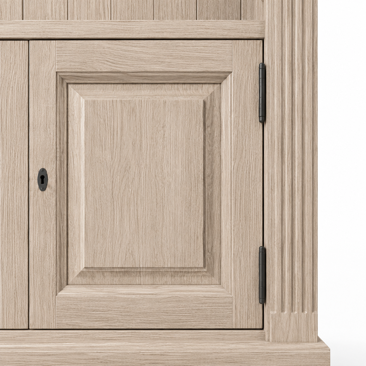 Bookcase - Provins - Solid Oak - 340 x 46 x 197 cm - Oak