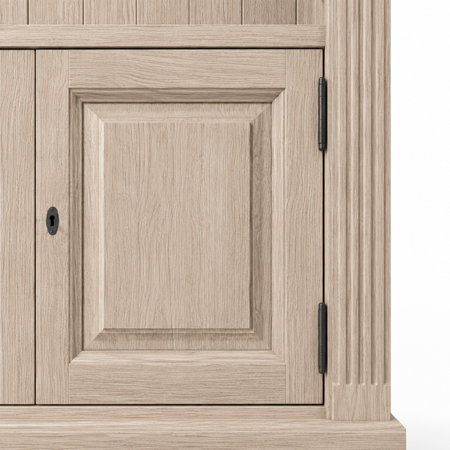Bookcase - Provins - Solid Oak - 340 x 46 x 197 cm - Oak