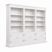 Bookcase - Provins - Solid Pine - 340 x 46 x 197 cm - White