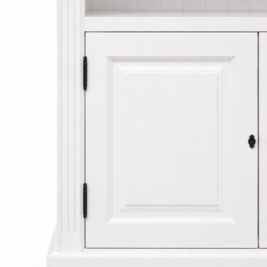 Bookcase - Provins - Solid Pine - 340 x 46 x 197 cm - White