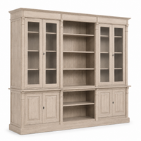 Bookcase - Saumur - Solid Oak - 286 x 51 x 228 cm - Oak