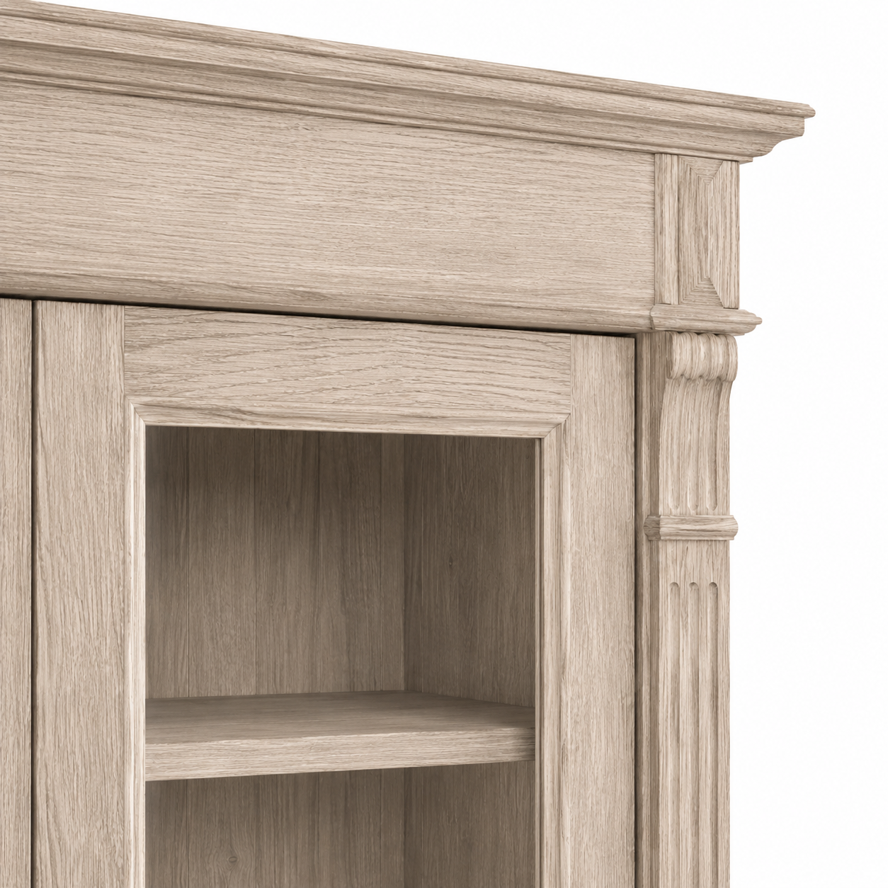 Bookcase - Saumur - Solid Oak - 286 x 51 x 228 cm - Oak