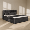 Boxspring Bett Verona - Anthrazit