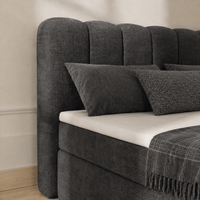 Boxspring Bett Verona - Anthrazit - Marcottestyle Shop 180 x 200 cm