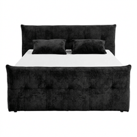Boxspring Gallardo - Schwarz | Includes Base and Topper - Marcottestyle Shop 180 x 200 cm HR foam topper (cold foam) No cushions