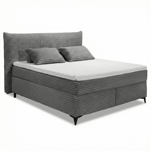 Boxspring Pasena - Grau | Includes Base and Topper