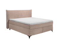 Boxspringbett Pasena - Peach | Includes Base and Topper - Marcottestyle Shop 180 x 200 cm HR foam topper (cold foam)