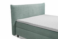 Boxspring Pasena - Türkis | Includes Base and Topper - Marcottestyle Shop 180 x 200 cm HR foam topper (cold foam)