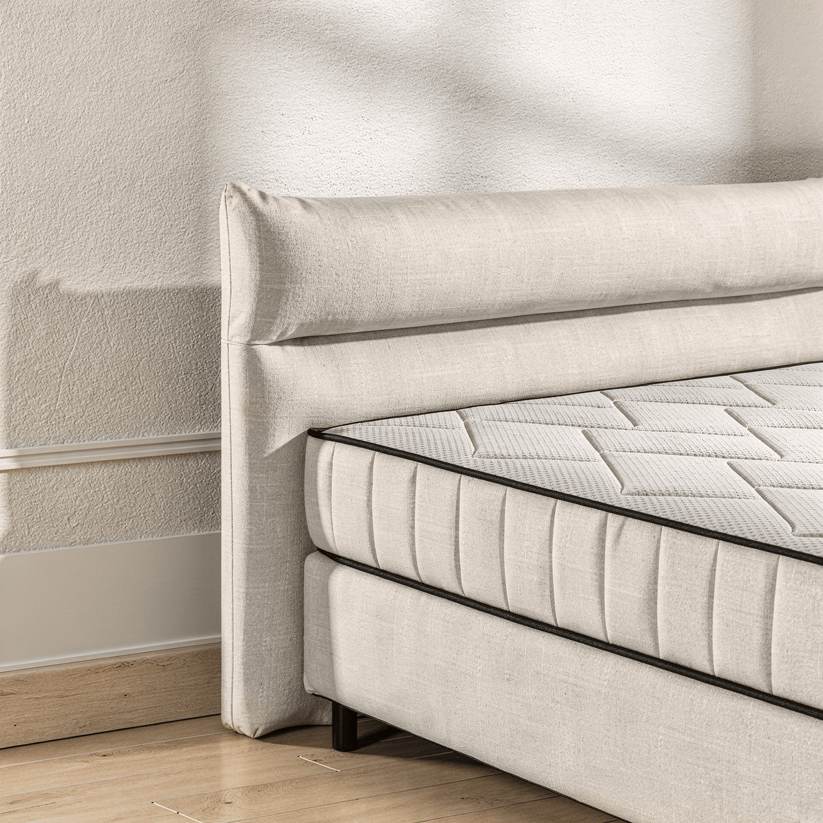Boxspring Sandro - Beige - Marcottestyle Shop 180 x 200cm H3 - 80kg | Marcottestyle