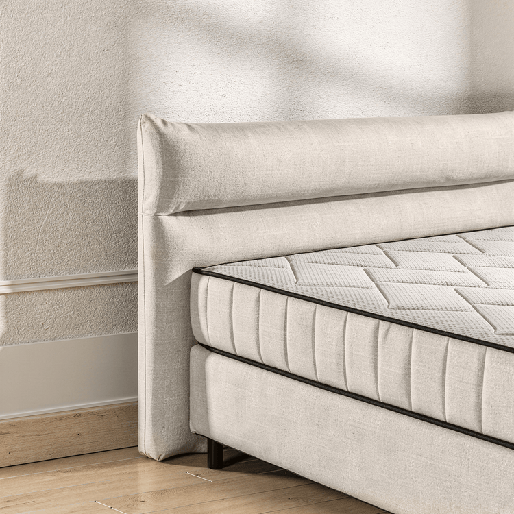 Boxspring Sandro - Beige - Marcottestyle Shop 180 x 200cm H3 - 80kg | Marcottestyle
