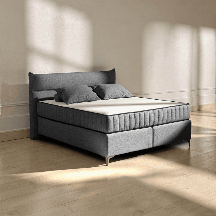 Boxspring Sandro - Graphite - Marcottestyle Shop 180 x 200cm H3 - 80kg | Marcottestyle