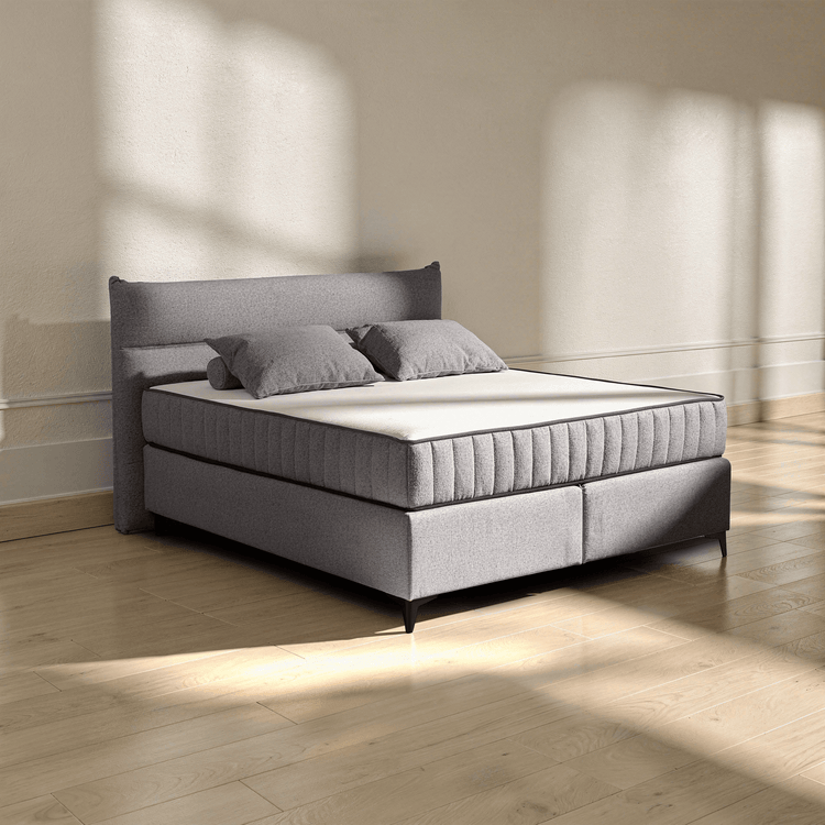 Boxspring Sandro - Gray - Marcottestyle Shop 180 x 200cm H3 - 80kg | Marcottestyle