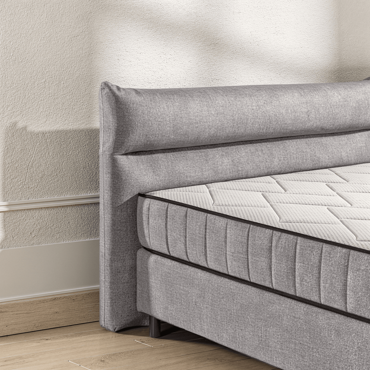 Boxspring Sandro - Gray - Marcottestyle Shop 180 x 200cm H3 - 80kg | Marcottestyle