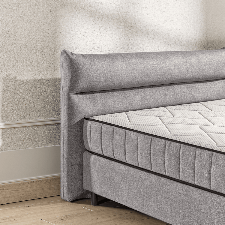 Boxspring Sandro - Gray - Marcottestyle Shop 180 x 200cm H3 - 80kg | Marcottestyle