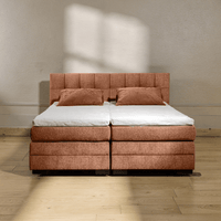 Boxspringbett Tabeno - Congnac - Electric Adjustable - Marcottestyle Shop 180 x 200cm HR foam topper (cold foam)