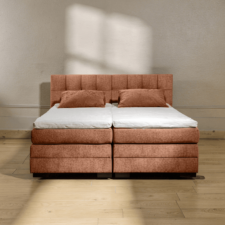 Boxspring Tabeno - Congnac - Electric Adjustable - Marcottestyle Shop 180 x 200cm HR foam topper (cold foam) | Marcottestyle