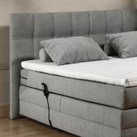 Boxspringbett Tabeno - Graphite - Electric Adjustable - Marcottestyle Shop 180 x 200cm HR foam topper (cold foam)