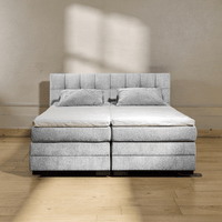 Boxspring Tabeno - Grey - Electric Adjustable - Marcottestyle Shop 180 x 200cm HR foam topper (cold foam)