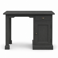Desk - Bristol - Solid Pine - 110 x 70 x 78 cm - Black