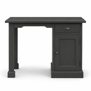 Bureau - Bristol - Massief grenen - 110 x 70 x 78 cm - Zwart