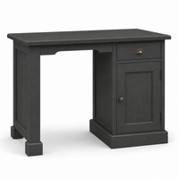 Desk - Bristol - Solid Pine - 110 x 70 x 78 cm - Black