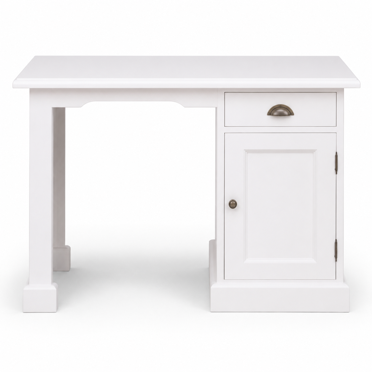 Desk - Bristol - Solid Pine - 110 x 70 x 78 cm - White