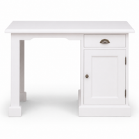 Desk - Bristol - Solid Pine - 110 x 70 x 78 cm - White