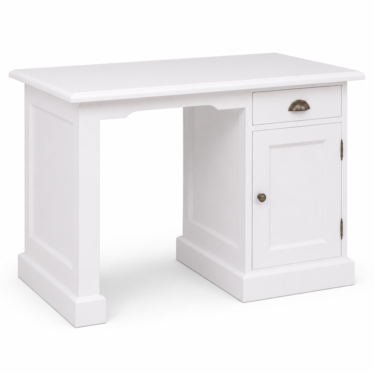 Desk - Bristol - Solid Pine - 110 x 70 x 78 cm - White