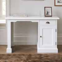 Desk - Bristol - Solid Pine - 110 x 70 x 78 cm - White